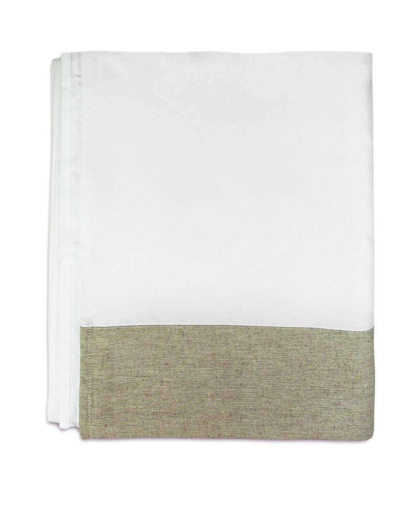 Genovesa Egyptian Cotton Sateen Flat Sheet