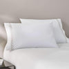 Pisano Eucalyptus Percale Chocolate Embroidered Sheets - Luxor Linens