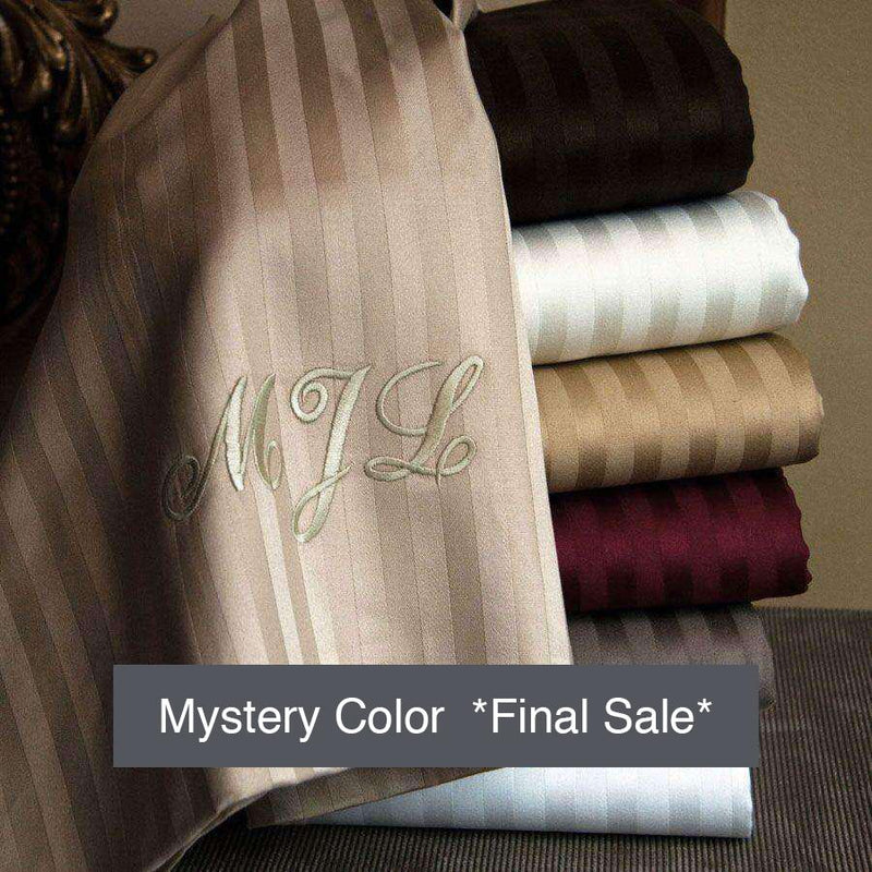 Valentino Stripe 1200 Thread Count Egyptian Cotton Sheet Set - Luxor Linens 