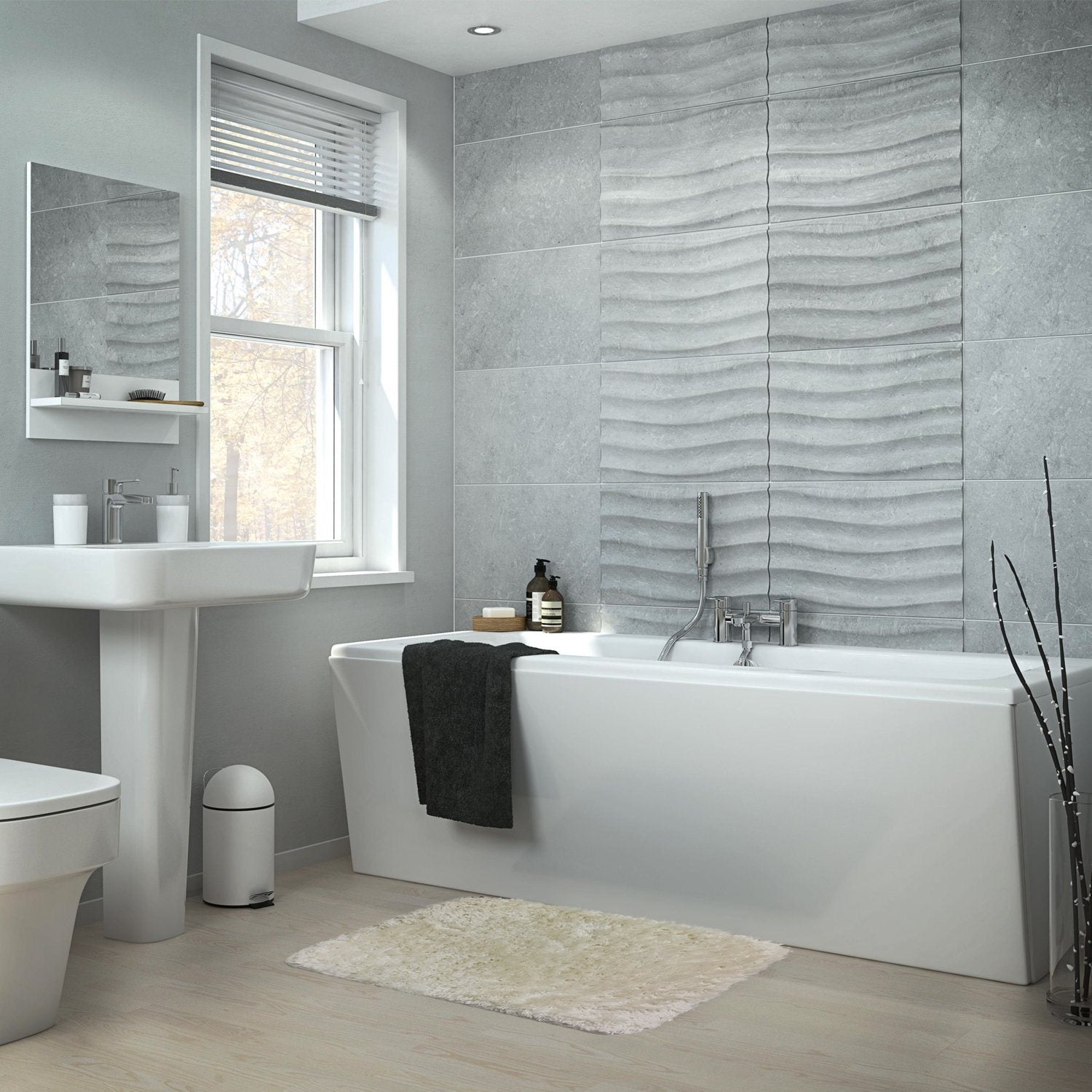 Luxury Bath Mats & Rugs, Monogram Options