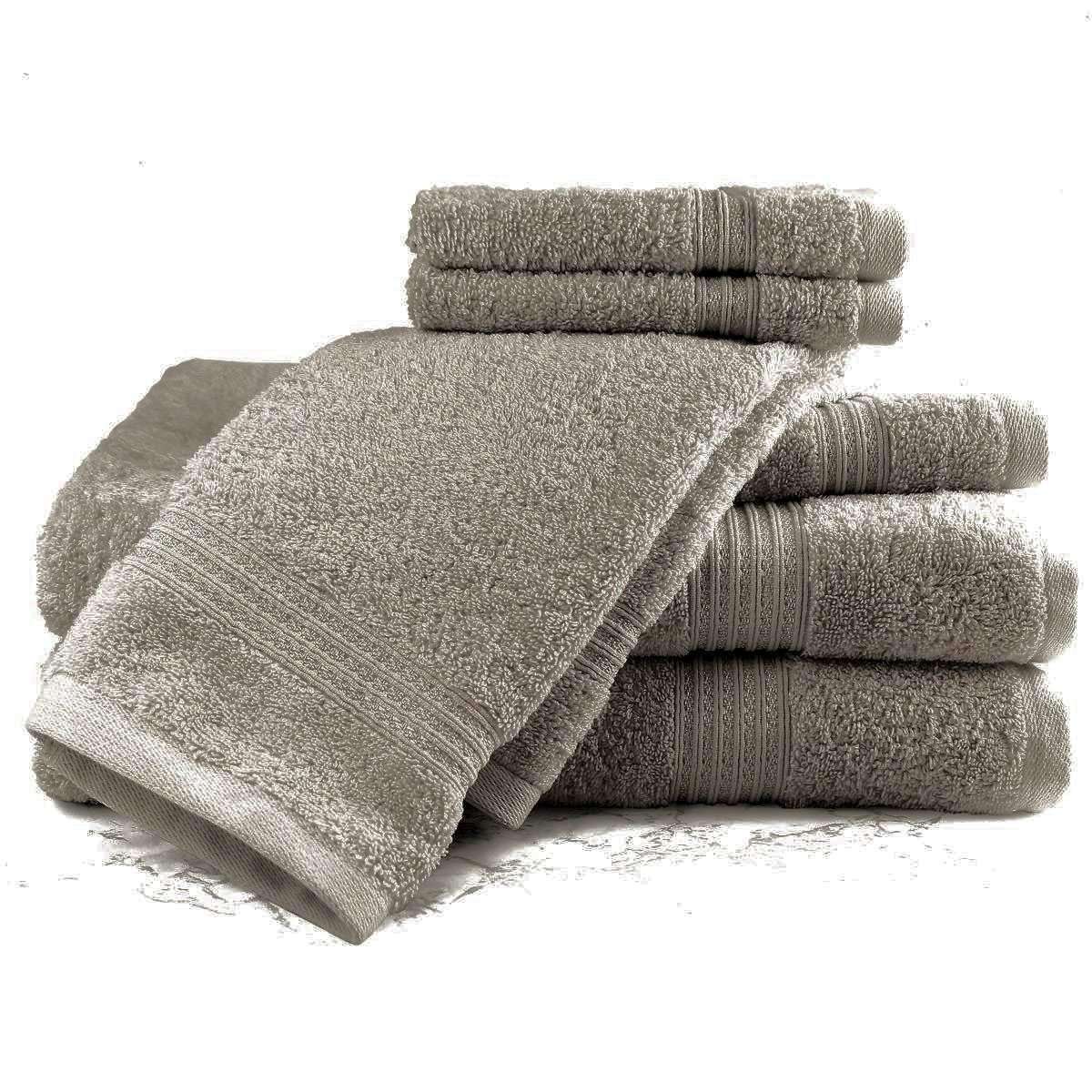 Signature Egyptian Cotton Bath Towel Lt Grey