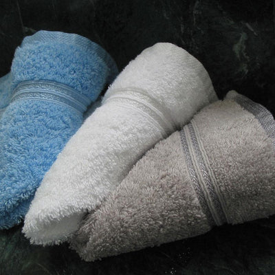 Shop Luxor 100% Egyptian Cotton 6 Piece Towel Set Grey