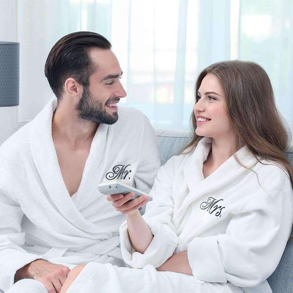 egyptian cotton dressing gown Egyptian Cotton Bathrobe Womens Terry Towelling Robe Luxury Shawl Collar White Terry Towelling Dressing Gown Egyptian