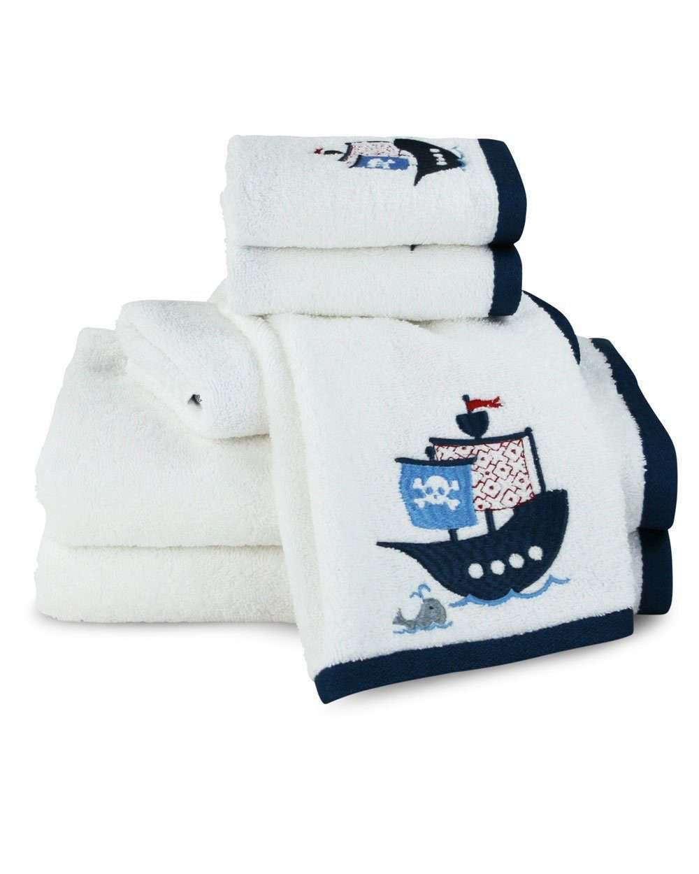 Bambi Embroidered Pirate Towels - Luxor Linens 