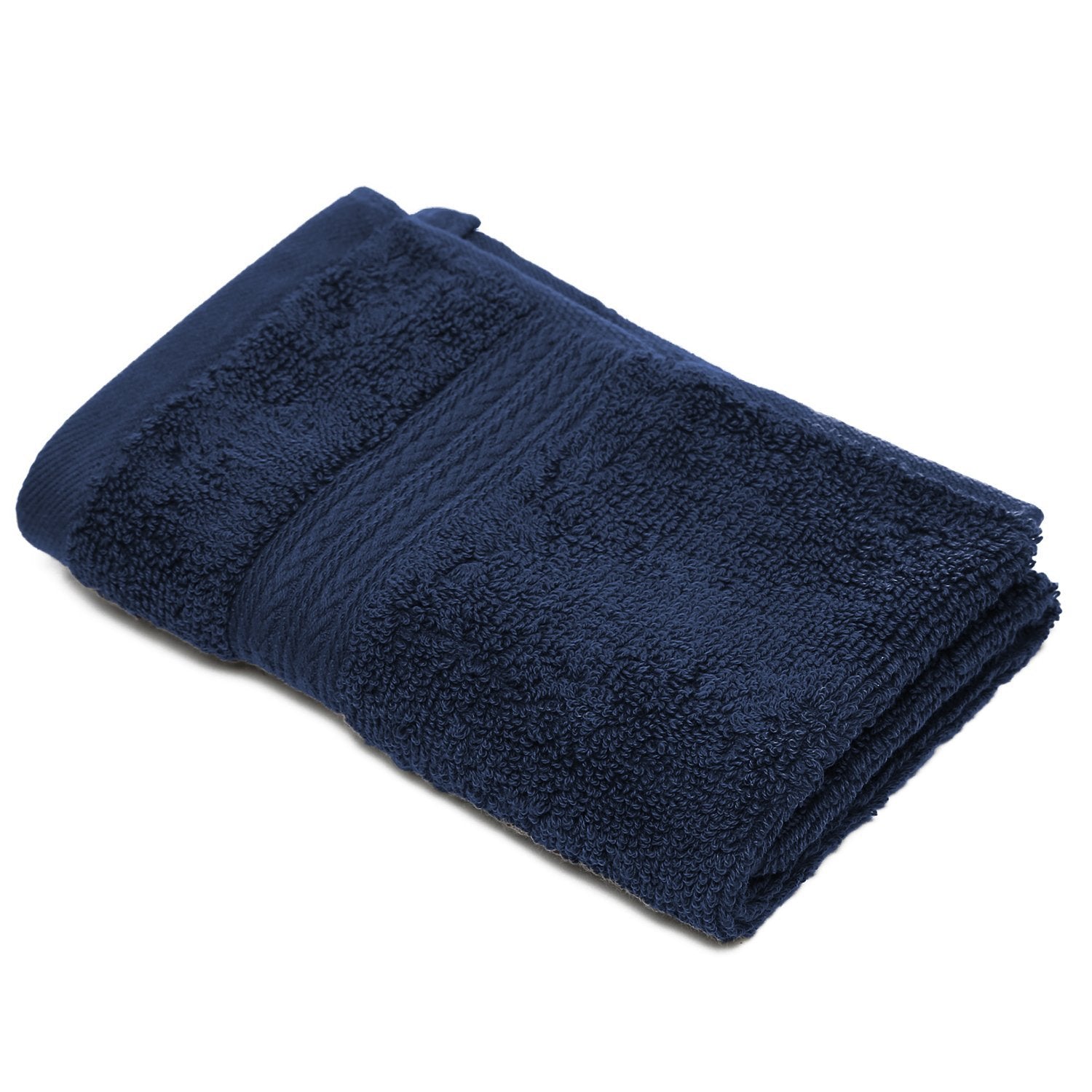 Bliss Egyptian Cotton Luxury Bath Rug, Size: 20\ x 32\, Blue