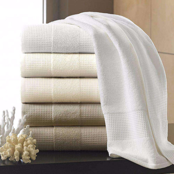 Fonte Long Staple Combed Turkish Cotton Towel Collection, Chalk / Wash Cloth