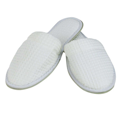 Lakeview Waffle Spa Slippers - Luxor Linens
