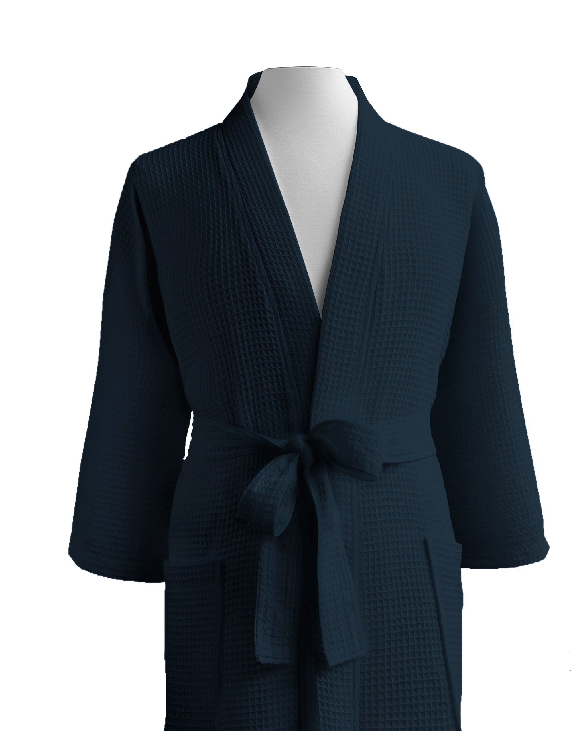 Giovanni Waffle Robes, Navy Giovanni Waffle Robes, Navy