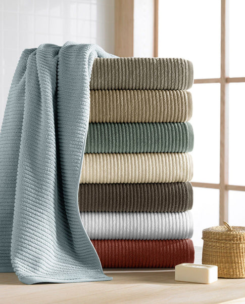 Fonte Long Staple Combed Turkish Cotton Towel Collection, Chalk / Wash Cloth