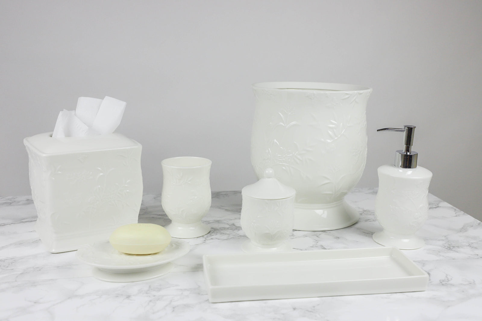 Floreale Bath Accessories - Luxor Linens 