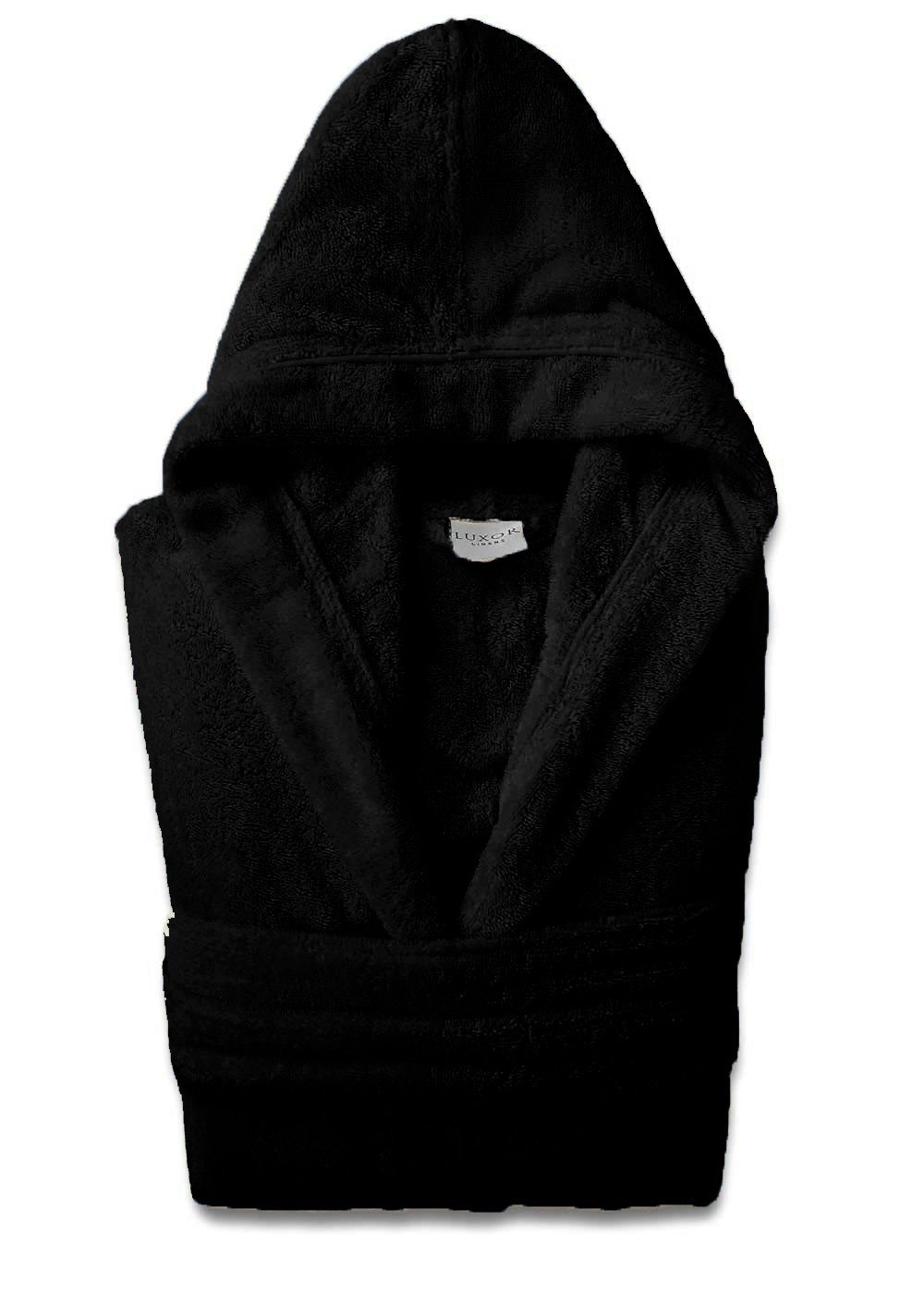 cotton hooded dressing gown KAV Mens Hooded Towelling Robe-100% Cotton Bathrobe Dressing Gown with Large Pockets for Gym, Home, Shower, Hotel Robe (Navy,M/L)