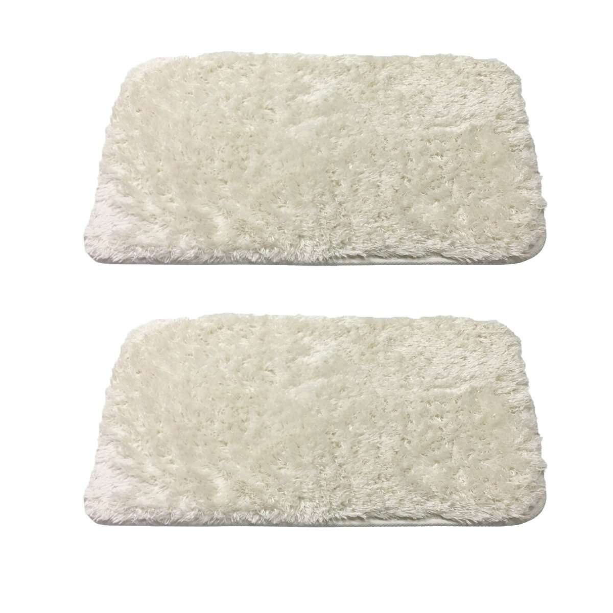 Lakeview Luxury Fuzzy Bath Rugs - Luxor Linens 