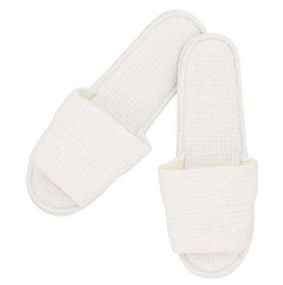 Lakeview Waffle Spa Slippers - Luxor Linens