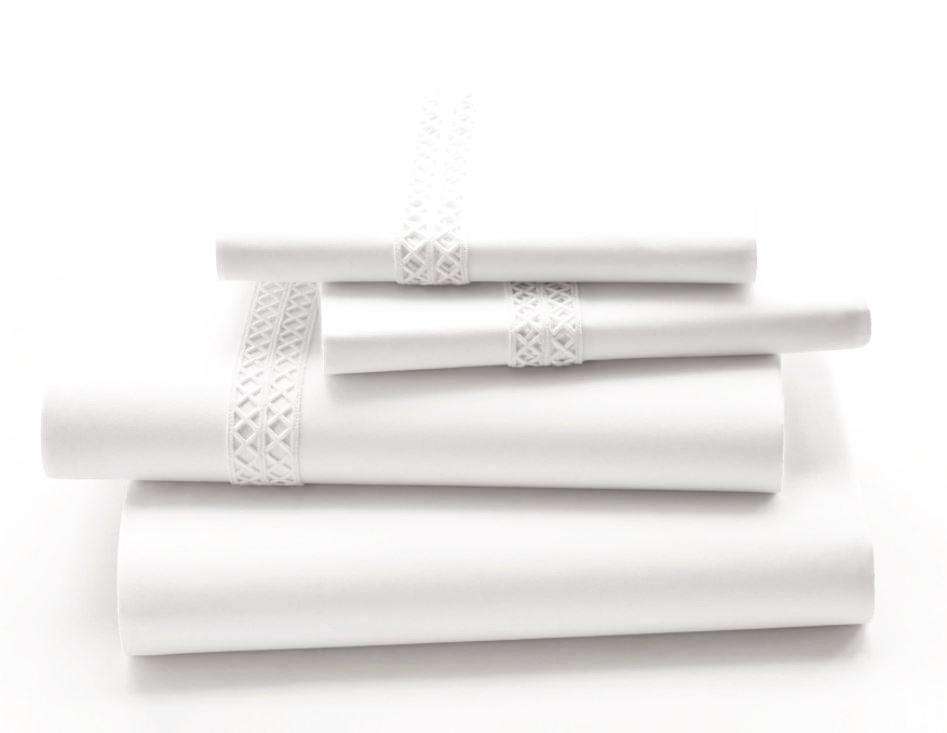 Milania 100% Egyptian Cotton Percale Shams - Luxor Linens 