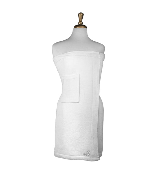 Parise Cotton Unisex Terry Bath Wrap - Luxor Linens 