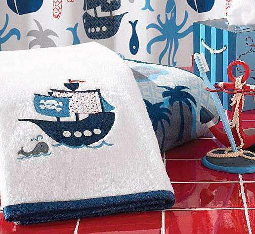 Bambi Embroidered Pirate Towels