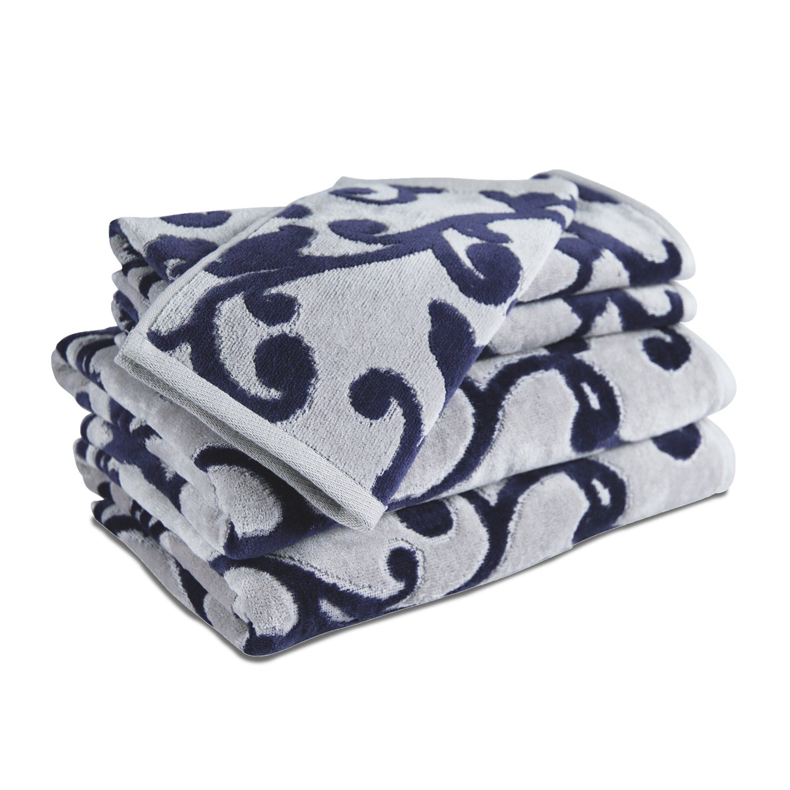 Provance Hotel Luxury Jacquard 5-Piece Towel Set - Luxor Linens 