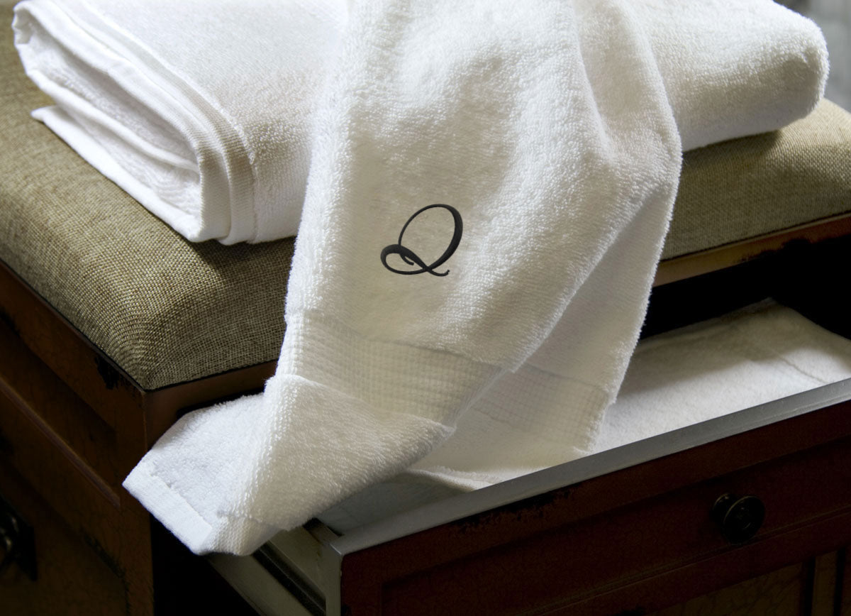 Cotton Bath Towels Set of 4, Ivory Bath Towel,55x27.5Large Size