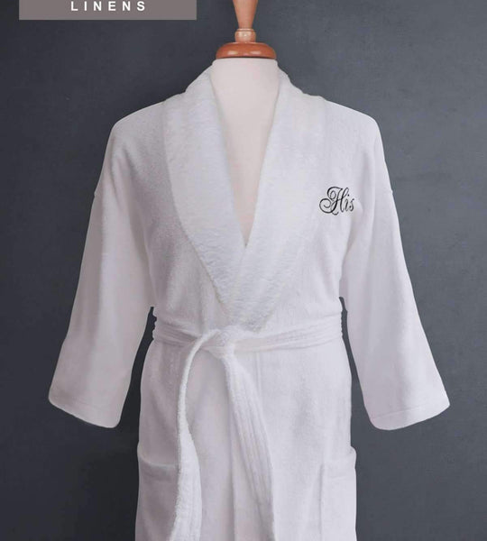 Lakeview Signature Egyptian Cotton Terry Spa Robes - Fun Gifts - Luxor Linens 