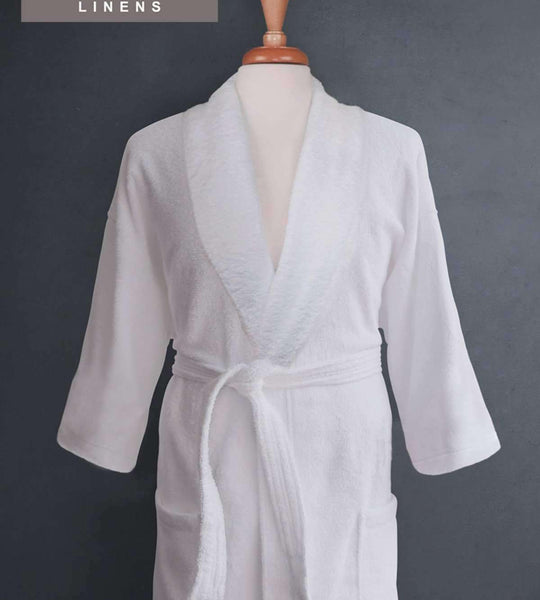 Lakeview Signature Egyptian Cotton Terry Spa Robes - Luxor Linens 