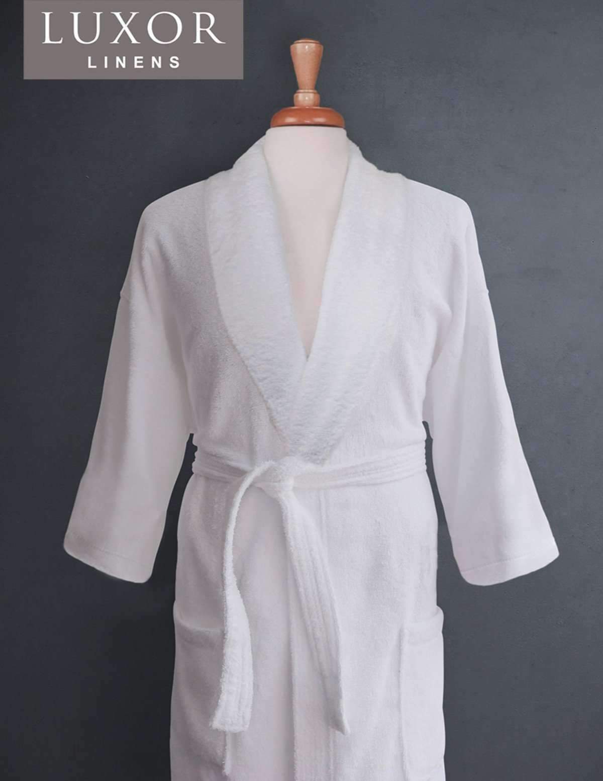 Lakeview Signature Egyptian Cotton Terry Spa Robes - Fun Gifts - Luxor Linens 