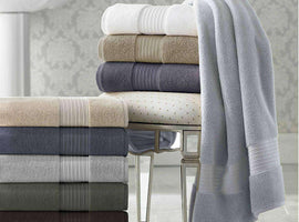 St. Tropez 100% Supima Cotton Spa Towels - Luxor Linens 