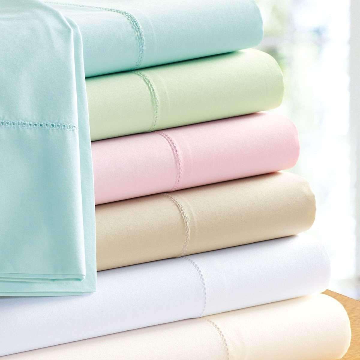 Stella Organic Percale Pillowcases - Luxor Linens 