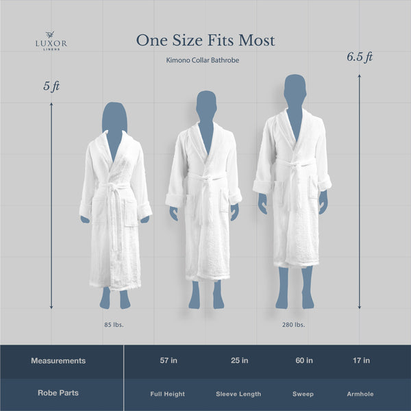 Egyptian Cotton Terry Bathrobe | Shop Luxury Bedding and Bath at Luxor ...