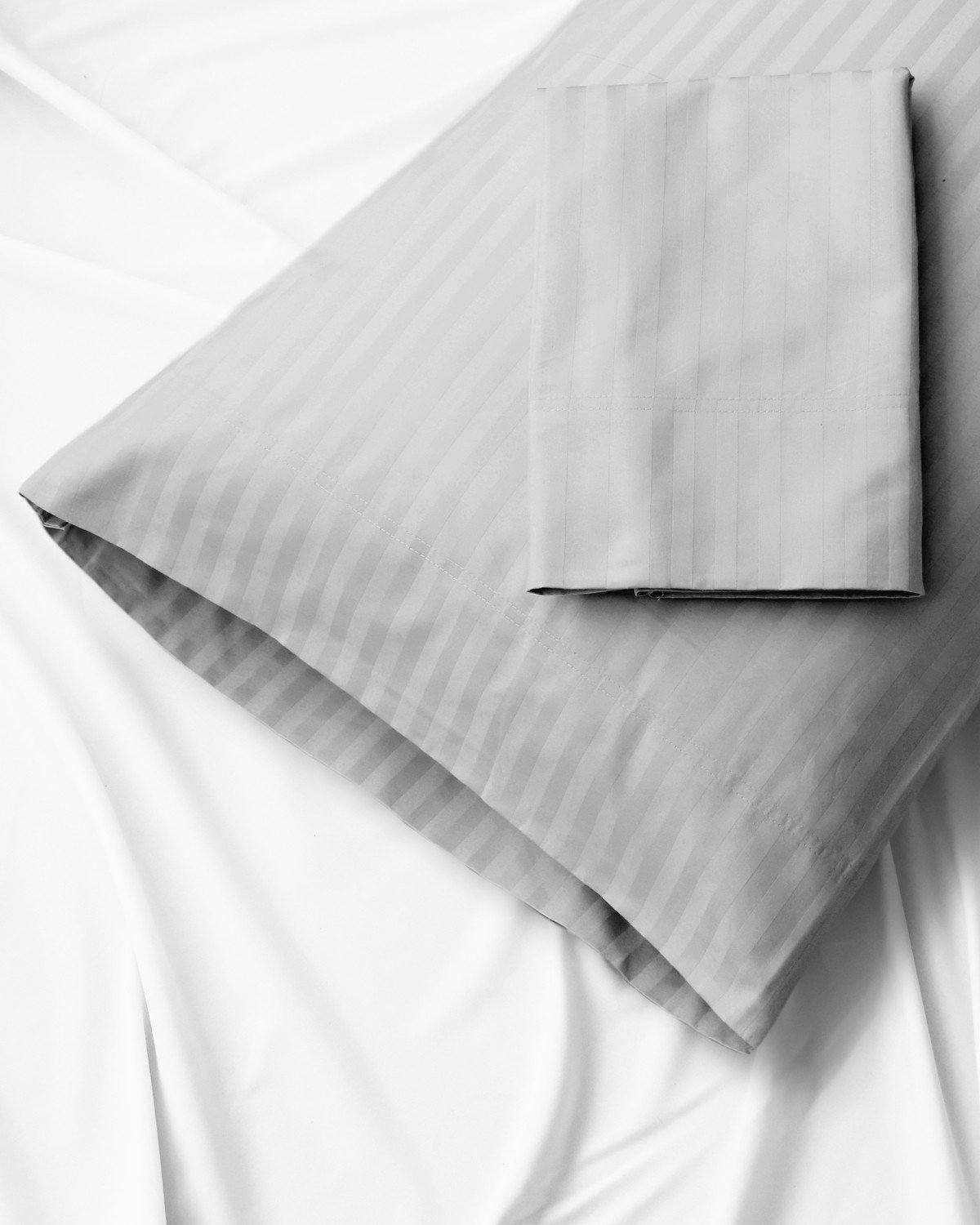 Valentino Stripe 1200 Thread Count Egyptian Cotton Pillowcases - Luxor Linens 