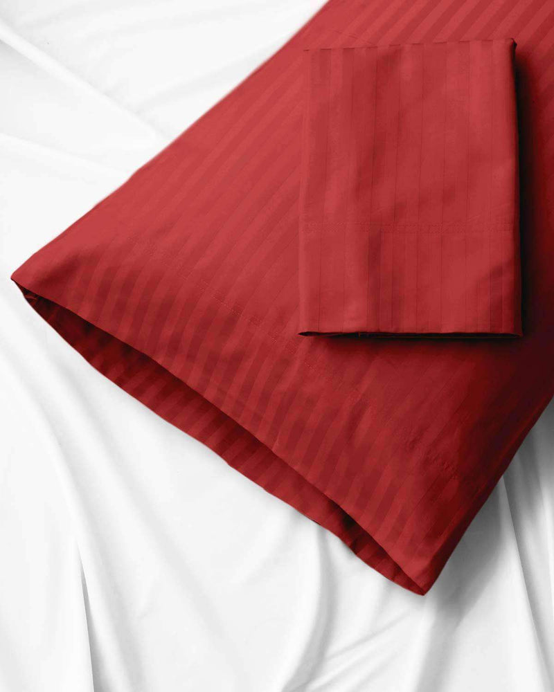 Valentino Stripe 1200 Thread Count Egyptian Cotton Pillowcases - Luxor Linens 