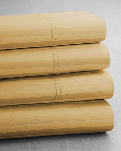 Valentino Stripe 1200 Thread Count Egyptian Cotton Sheet Set - Luxor Linens