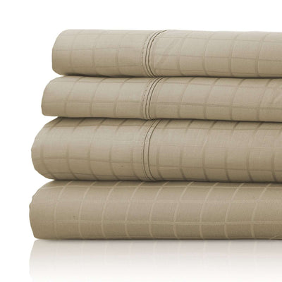 Anina 1000 Thread Count Cotton Soft Sheets with Different Patterns - Luxor Linens